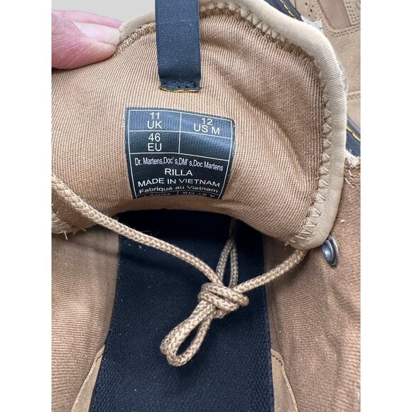 Dr Martens  Size 11/ 12 Unisex Rilla Combat Boots Punk Goth Platform Boots - Picture 10 of 13